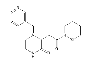 3-[2-keto-2-(oxazinan-2-yl)ethyl]-4-(3-pyridylmethyl)piperazin-2-one