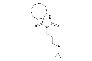 3-[3-(cyclopropylamino)propyl]-1,3-diazaspiro[4.7]dodecane-2,4-quinone