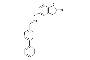 5-[[(4-phenylbenzyl)amino]methyl]oxindole