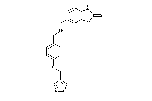 5-[[[4-(isoxazol-4-ylmethoxy)benzyl]amino]methyl]oxindole