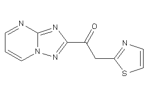 2-thiazol-2-yl-1-([1,2,4]triazolo[1,5-a]pyrimidin-2-yl)ethanone