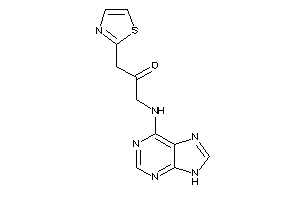 1-(9H-purin-6-ylamino)-3-thiazol-2-yl-acetone