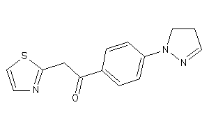 1-[4-(2-pyrazolin-1-yl)phenyl]-2-thiazol-2-yl-ethanone