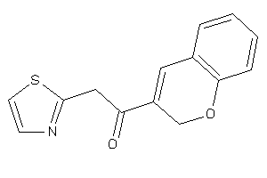 1-(2H-chromen-3-yl)-2-thiazol-2-yl-ethanone