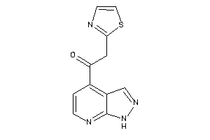 1-(1H-pyrazolo[3,4-b]pyridin-4-yl)-2-thiazol-2-yl-ethanone