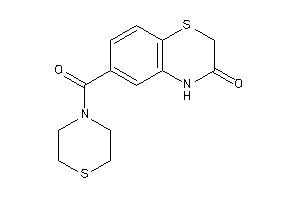 6-(thiomorpholine-4-carbonyl)-4H-1,4-benzothiazin-3-one
