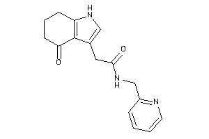 2-(4-keto-1,5,6,7-tetrahydroindol-3-yl)-N-(2-pyridylmethyl)acetamide