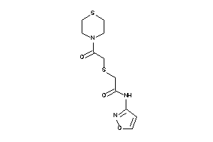 N-isoxazol-3-yl-2-[(2-keto-2-thiomorpholino-ethyl)thio]acetamide