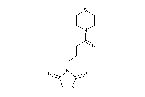 3-(4-keto-4-thiomorpholino-butyl)hydantoin