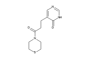 5-(3-keto-3-thiomorpholino-propyl)-1H-pyrimidin-6-one