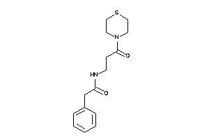 N-(3-keto-3-thiomorpholino-propyl)-2-phenyl-acetamide