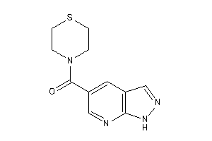 1H-pyrazolo[3,4-b]pyridin-5-yl(thiomorpholino)methanone
