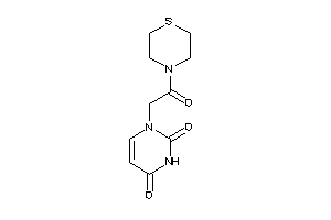 1-(2-keto-2-thiomorpholino-ethyl)pyrimidine-2,4-quinone