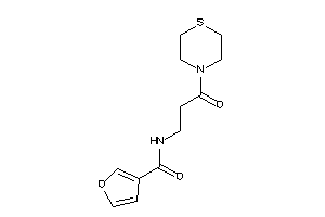 N-(3-keto-3-thiomorpholino-propyl)-3-furamide