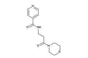 N-(3-keto-3-thiomorpholino-propyl)isonicotinamide