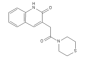 3-(2-keto-2-thiomorpholino-ethyl)carbostyril