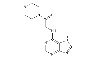 2-(7H-purin-6-ylamino)-1-thiomorpholino-ethanone