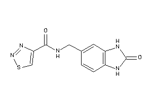 N-[(2-keto-1,3-dihydrobenzimidazol-5-yl)methyl]thiadiazole-4-carboxamide