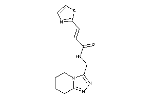 N-(5,6,7,8-tetrahydro-[1,2,4]triazolo[4,3-a]pyridin-3-ylmethyl)-3-thiazol-2-yl-acrylamide