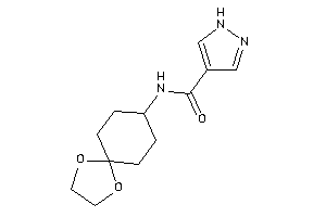 Image of N-(1,4-dioxaspiro[4.5]decan-8-yl)-1H-pyrazole-4-carboxamide