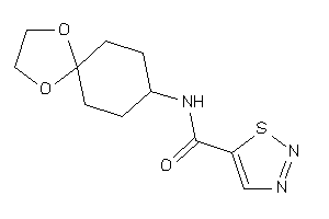 N-(1,4-dioxaspiro[4.5]decan-8-yl)thiadiazole-5-carboxamide