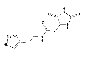 2-(2,5-diketoimidazolidin-4-yl)-N-[2-(1H-pyrazol-4-yl)ethyl]acetamide