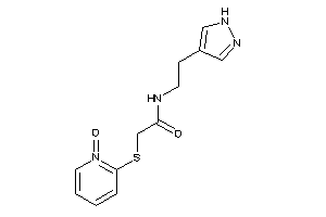 2-[(1-keto-2-pyridyl)thio]-N-[2-(1H-pyrazol-4-yl)ethyl]acetamide