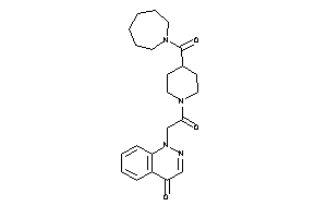 1-[2-[4-(azepane-1-carbonyl)piperidino]-2-keto-ethyl]cinnolin-4-one