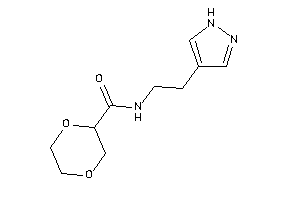 Image of N-[2-(1H-pyrazol-4-yl)ethyl]-1,4-dioxane-2-carboxamide