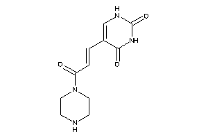 5-(3-keto-3-piperazino-prop-1-enyl)uracil