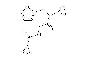 N-[2-[cyclopropyl(2-furfuryl)amino]-2-keto-ethyl]cyclopropanecarboxamide