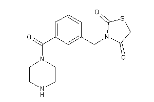 3-[3-(piperazine-1-carbonyl)benzyl]thiazolidine-2,4-quinone