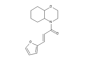 1-(2,3,4a,5,6,7,8,8a-octahydrobenzo[b][1,4]oxazin-4-yl)-3-(2-furyl)prop-2-en-1-one