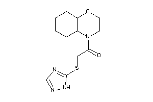 1-(2,3,4a,5,6,7,8,8a-octahydrobenzo[b][1,4]oxazin-4-yl)-2-(1H-1,2,4-triazol-5-ylthio)ethanone