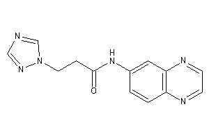 N-quinoxalin-6-yl-3-(1,2,4-triazol-1-yl)propionamide