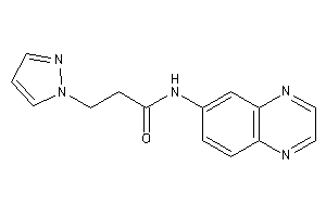 3-pyrazol-1-yl-N-quinoxalin-6-yl-propionamide