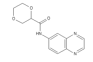 Image of N-quinoxalin-6-yl-1,4-dioxane-2-carboxamide