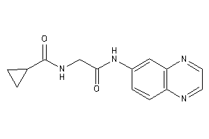 N-[2-keto-2-(quinoxalin-6-ylamino)ethyl]cyclopropanecarboxamide