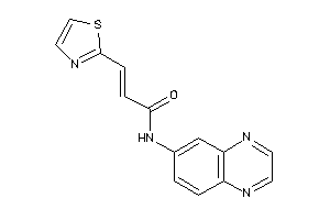 N-quinoxalin-6-yl-3-thiazol-2-yl-acrylamide