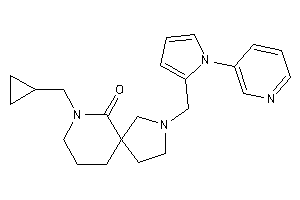 9-(cyclopropylmethyl)-2-[[1-(3-pyridyl)pyrrol-2-yl]methyl]-2,9-diazaspiro[4.5]decan-10-one