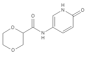 Image of N-(6-keto-1H-pyridin-3-yl)-1,4-dioxane-2-carboxamide