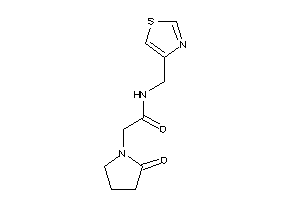 2-(2-ketopyrrolidino)-N-(thiazol-4-ylmethyl)acetamide