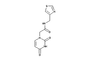 2-(2,4-diketopyrimidin-1-yl)-N-(thiazol-4-ylmethyl)acetamide