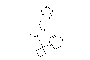 1-phenyl-N-(thiazol-4-ylmethyl)cyclobutanecarboxamide