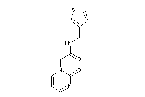 2-(2-ketopyrimidin-1-yl)-N-(thiazol-4-ylmethyl)acetamide