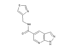 Image of N-(thiazol-4-ylmethyl)-1H-pyrazolo[3,4-b]pyridine-5-carboxamide
