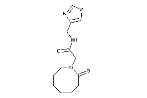 Image of 2-(2-ketoazocan-1-yl)-N-(thiazol-4-ylmethyl)acetamide