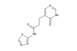 3-(6-keto-1H-pyrimidin-5-yl)-N-(1,3,4-thiadiazol-2-yl)propionamide