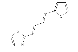 3-(2-furyl)prop-2-enylidene-(1,3,4-thiadiazol-2-yl)amine