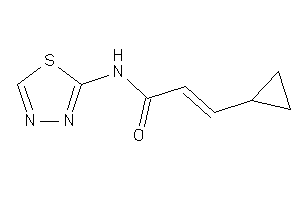 3-cyclopropyl-N-(1,3,4-thiadiazol-2-yl)acrylamide